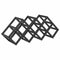 vidaXL Wine Rack for 9 Bottles - 63 x 16.5 x 25 cm - Powder-coated Steel