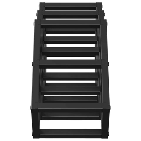 vidaXL Wine Rack for 9 Bottles - 63 x 16.5 x 25 cm - Powder-coated Steel