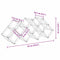 vidaXL Wine Rack for 9 Bottles - 63 x 16.5 x 25 cm - Powder-coated Steel