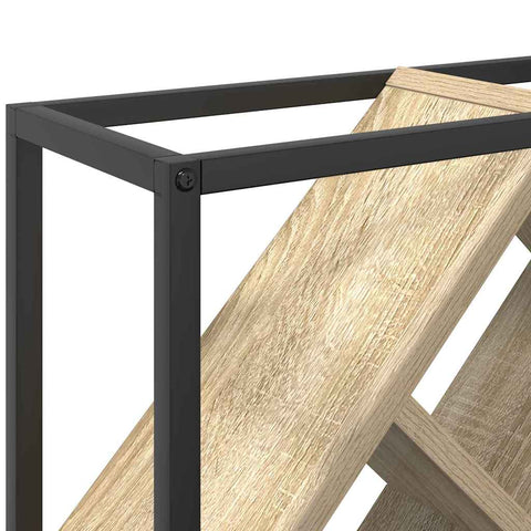 vidaXL Wine Rack Sonoma oak 51 x 18 x 52.5 cm Engineered wood