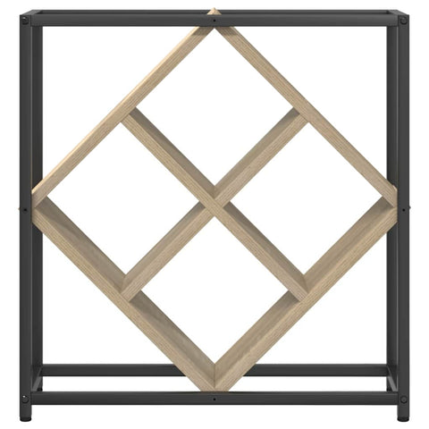 vidaXL Wine Rack Sonoma oak 51 x 18 x 52.5 cm Engineered wood