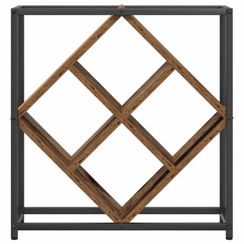 vidaXL Wine Rack Old wood 51 x 18 x 52.5 cm Engineered wood