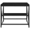 vidaXL Coffee Table Black oak 51 x 50 x 40 cm