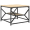 vidaXL Coffee Table with Shelf in Sonoma Oak – 51x50x40 cm – Made from Engineered Wood