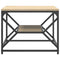 vidaXL Coffee Table with Shelf in Sonoma Oak – 51x50x40 cm – Made from Engineered Wood