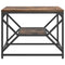 vidaXL Coffee Table Smoked oak 51 x 50 x 40 cm