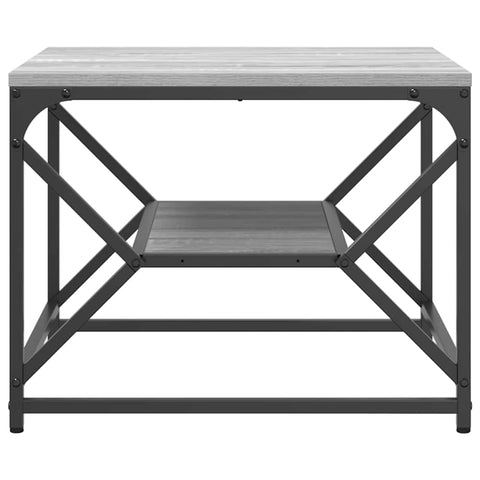 vidaXL Coffee Table Grey sonoma 51 x 50 x 40 cm