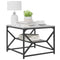 vidaXL Coffee Table Grey sonoma 51 x 50 x 40 cm