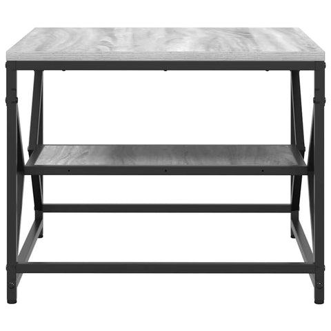 vidaXL Coffee Table Grey sonoma 51 x 50 x 40 cm