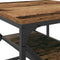 vidaXL Coffee Table with Shelf - Rustic Wood Look, 51x50x40 cm, Made of Engineered Wood