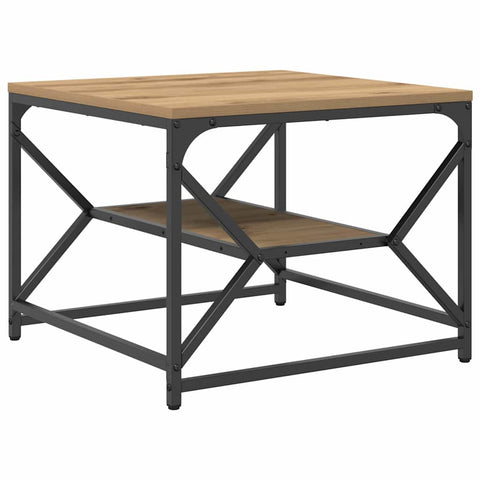 vidaXL Coffee Table Artisan oak 51 x 50 x 40 cm