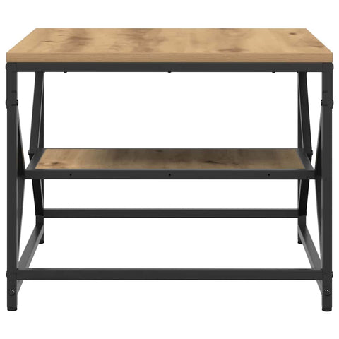 vidaXL Coffee Table Artisan oak 51 x 50 x 40 cm