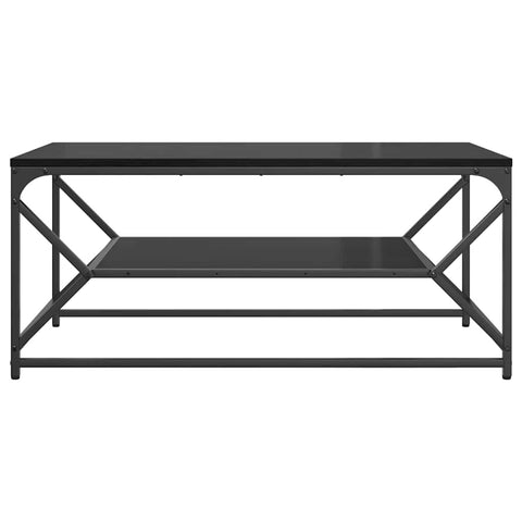 vidaXL Coffee Table Black oak 90 x 50 x 40 cm
