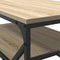 vidaXL Coffee Table with Shelf Sonoma Oak 90x50x40 cm Engineered Wood
