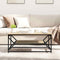 vidaXL Coffee Table with Shelf Sonoma Oak 90x50x40 cm Engineered Wood