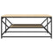 vidaXL Coffee Table with Shelf Sonoma Oak 90x50x40 cm Engineered Wood