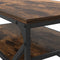 vidaXL Coffee Table Smoked oak 90 x 50 x 40 cm