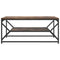 vidaXL Coffee Table Smoked oak 90 x 50 x 40 cm