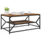 vidaXL Coffee Table Old wood 90 x 50 x 40 cm Engineered wood and steel