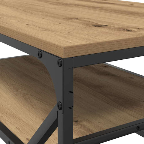 vidaXL Coffee Table Artisan oak 90 x 50 x 40 cm