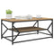 vidaXL Coffee Table Artisan oak 90 x 50 x 40 cm