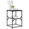 vidaXL Side Table Black Oak 41x40x60 cm Engineered Wood