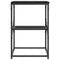 vidaXL Side Table Black Oak 41x40x60 cm Engineered Wood