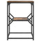 vidaXL Side Table Smoked Oak 41x40x60 cm Engineered Wood