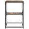 vidaXL Side Table Smoked Oak 41x40x60 cm Engineered Wood