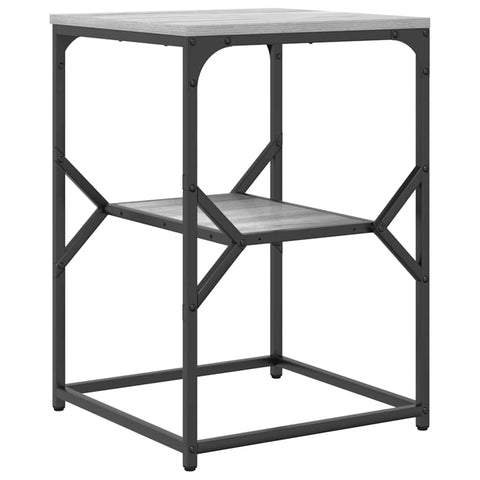 vidaXL Side Table Grey sonoma 41 x 40 x 60 cm