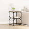 vidaXL Side Table Old Wood 41x40x60 cm Engineered Wood