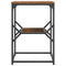 vidaXL Side Table Old Wood 41x40x60 cm Engineered Wood