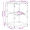 vidaXL Side Table Old Wood 41x40x60 cm Engineered Wood