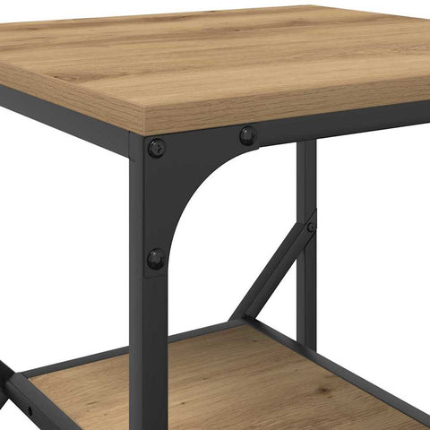vidaXL Side Table Artisan oak 41 x 40 x 60 cm