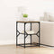 vidaXL Side Table Artisan Oak 41x40x60 cm Engineered Wood