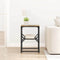 vidaXL Side Table Artisan Oak 41x40x60 cm Engineered Wood