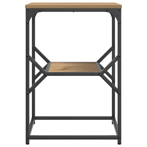 vidaXL Side Table Artisan oak 41 x 40 x 60 cm