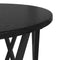 vidaXL Coffee Table Black Oak Engineered wood Standard