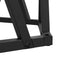 vidaXL Coffee Table Black Oak Engineered wood Standard