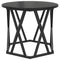 vidaXL Coffee Table Black Oak Engineered wood Standard