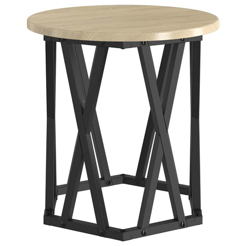 vidaXL Nesting Side Tables 2 pcs Sonoma Oak Engineered Wood