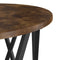 vidaXL Coffee Table Smoked oak Solid Acacia wood Medium
