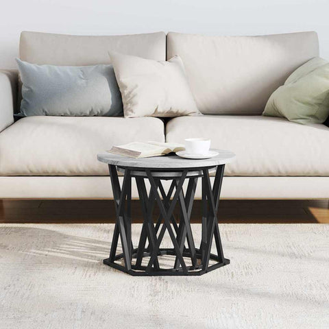 vidaXL Nesting Side Tables 2 pcs Grey Sonoma Engineered Wood