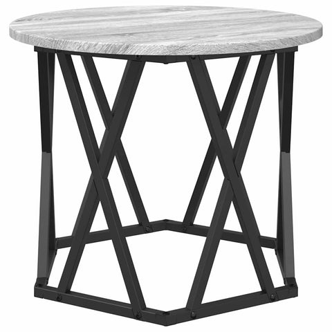 vidaXL Nesting Side Tables 2 pcs Grey Sonoma Engineered Wood