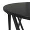 vidaXL Black Oak Coffee Table 80x80x42 cm Made of Engineered Wood