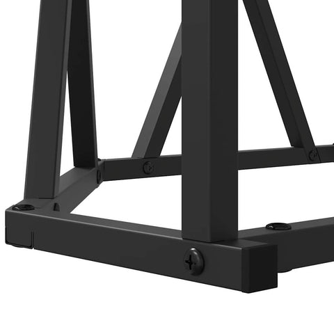 vidaXL Black Oak Coffee Table 80x80x42 cm Made of Engineered Wood