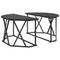 vidaXL Black Oak Coffee Table 80x80x42 cm Made of Engineered Wood