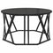 vidaXL Black Oak Coffee Table 80x80x42 cm Made of Engineered Wood