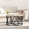 vidaXL Coffee Table Sonoma Oak Engineered Wood 80 x 80 x 42 cm