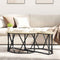 vidaXL Coffee Table Sonoma Oak Engineered Wood 80 x 80 x 42 cm